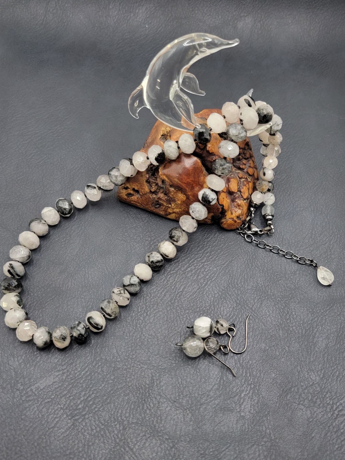 Rutilated Quartz Necklace Suite