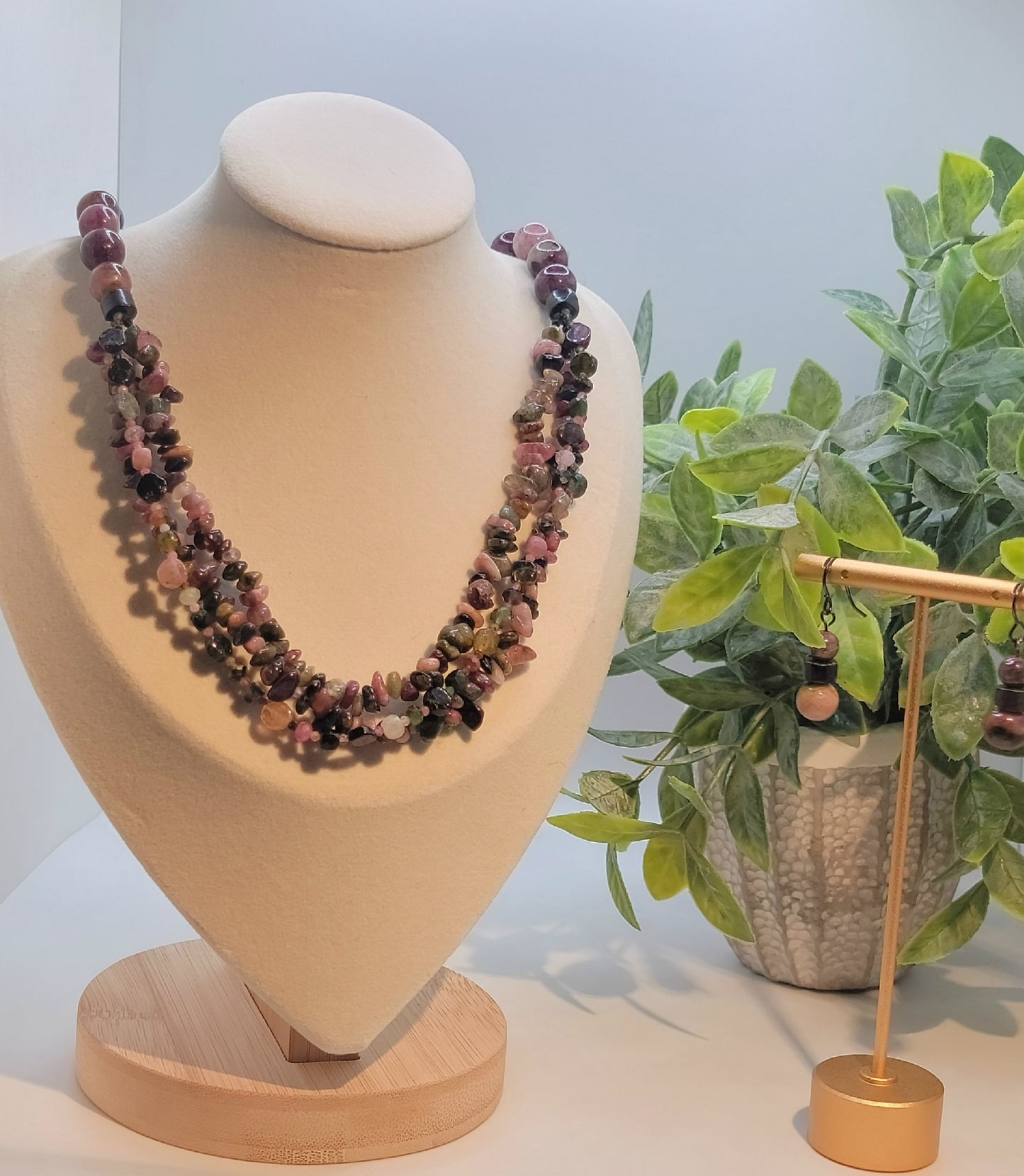 Multi-Strand Tourmaline Necklace Suite