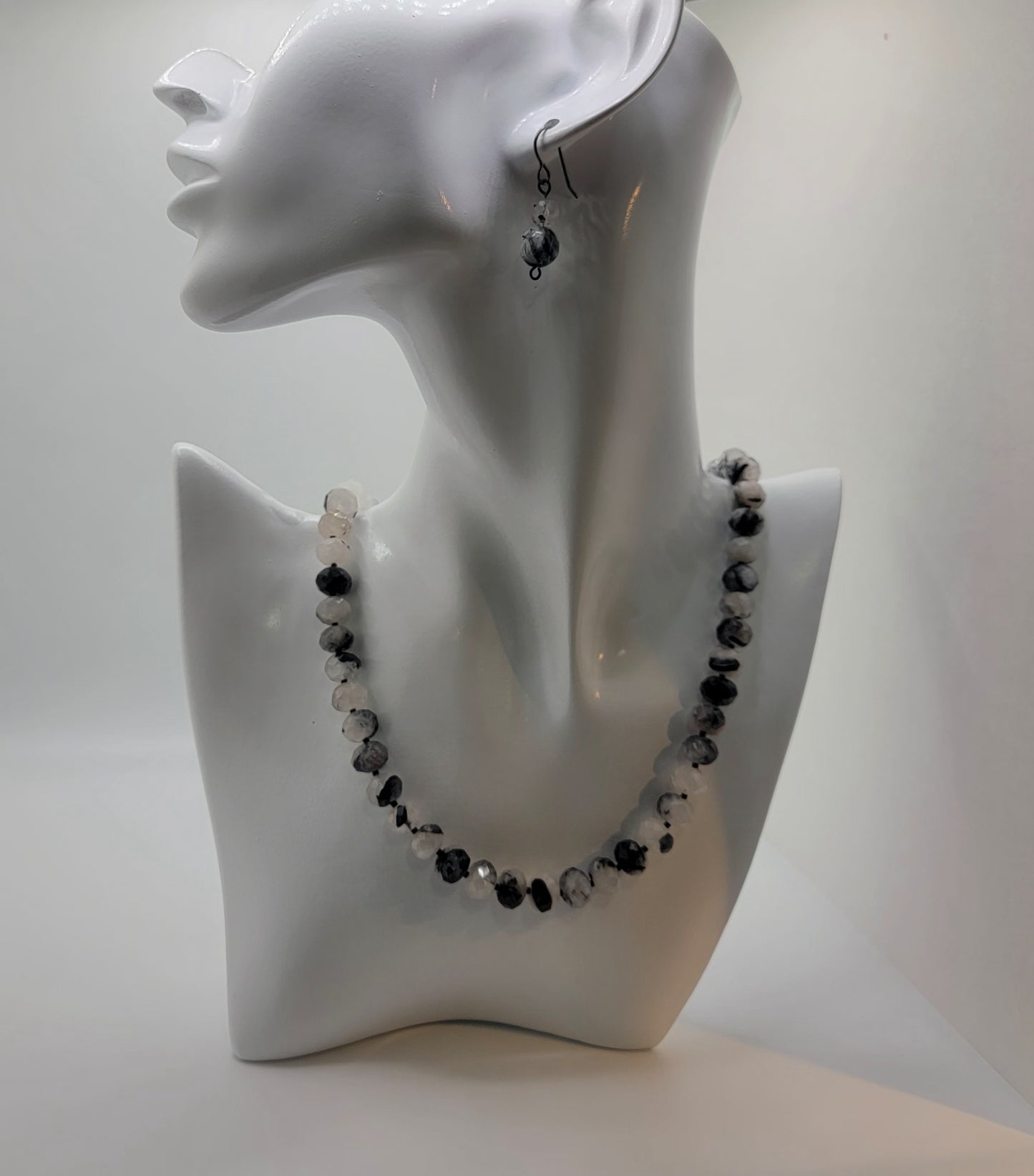 Rutilated Quartz Necklace Suite